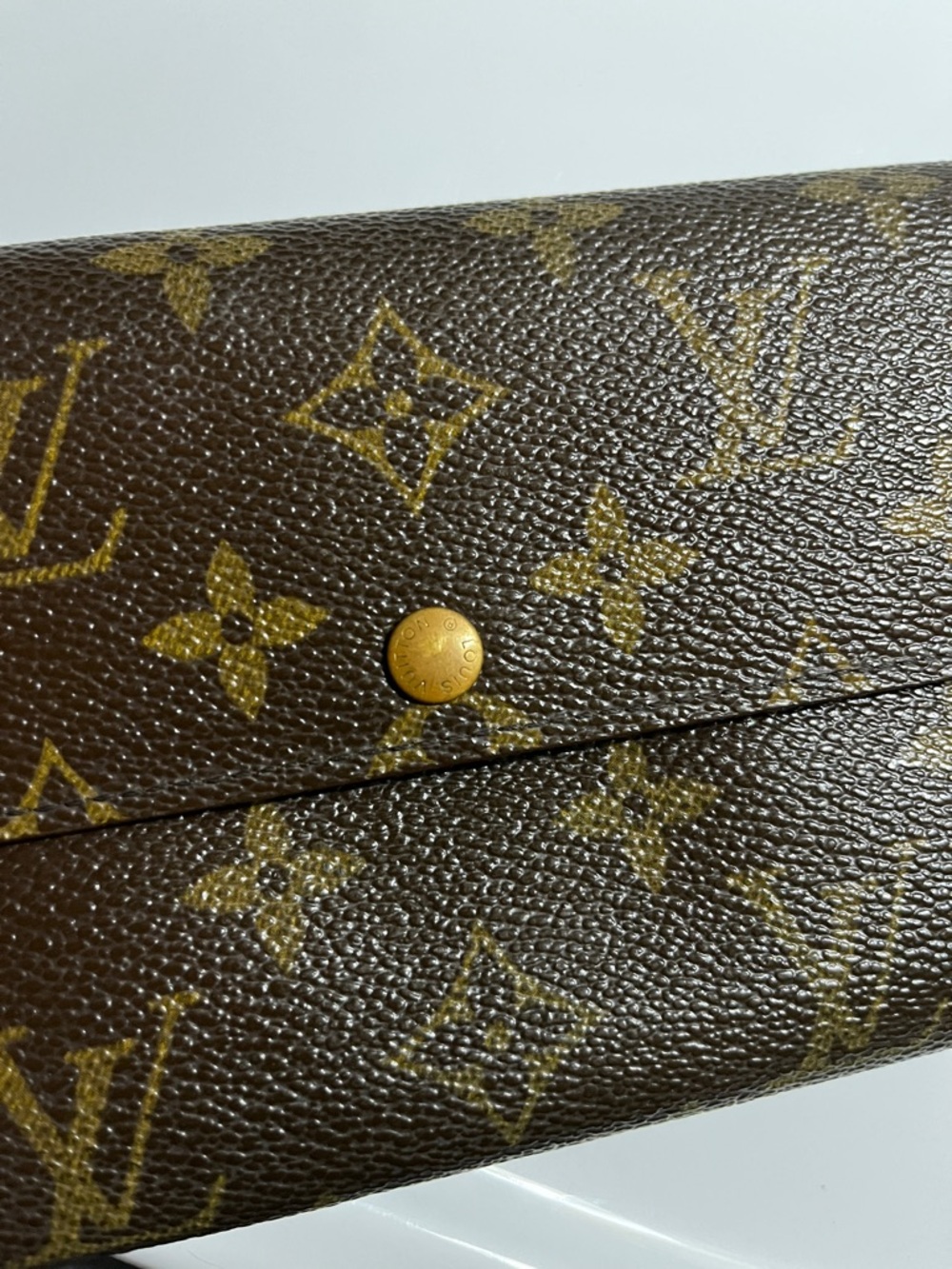 Louis Vuitton Brown and Gold Monogram Long Wallet - Picture 7 of 7